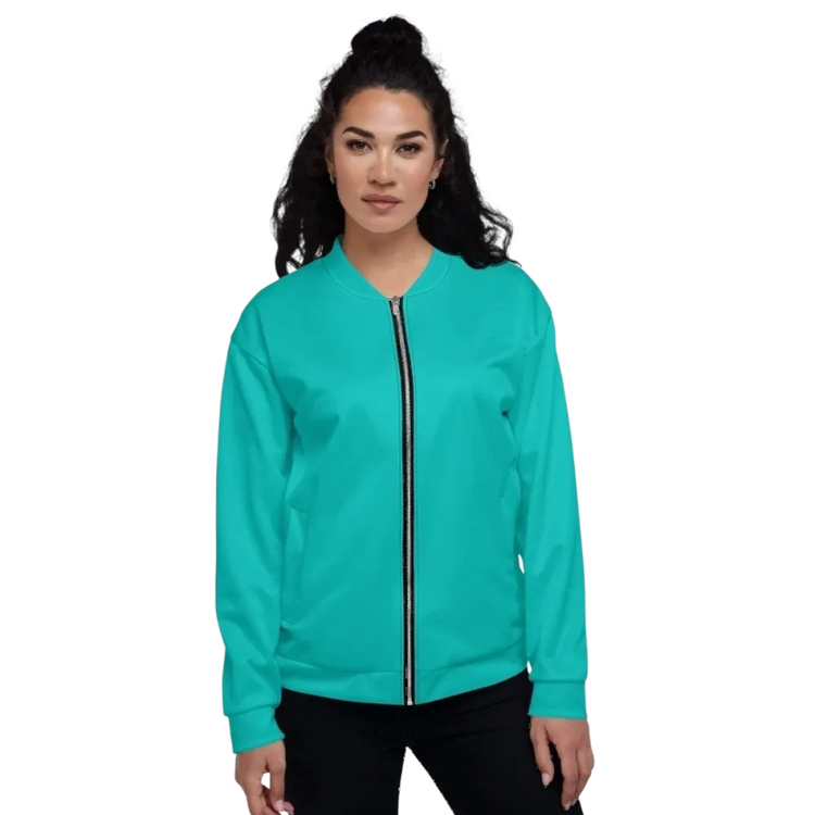 Unisex Bomberjacke aus Polyester mit YKK-Reißverschluss, Damenmodell in XS bis 3XL, bequem und stilvoll von BUYATHOME24