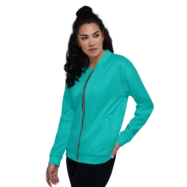 Unisex Bomberjacke aus Polyester mit YKK-Reißverschluss, Damen-Design in XS-3XL, bequem und stylisch von BUYATHOME24