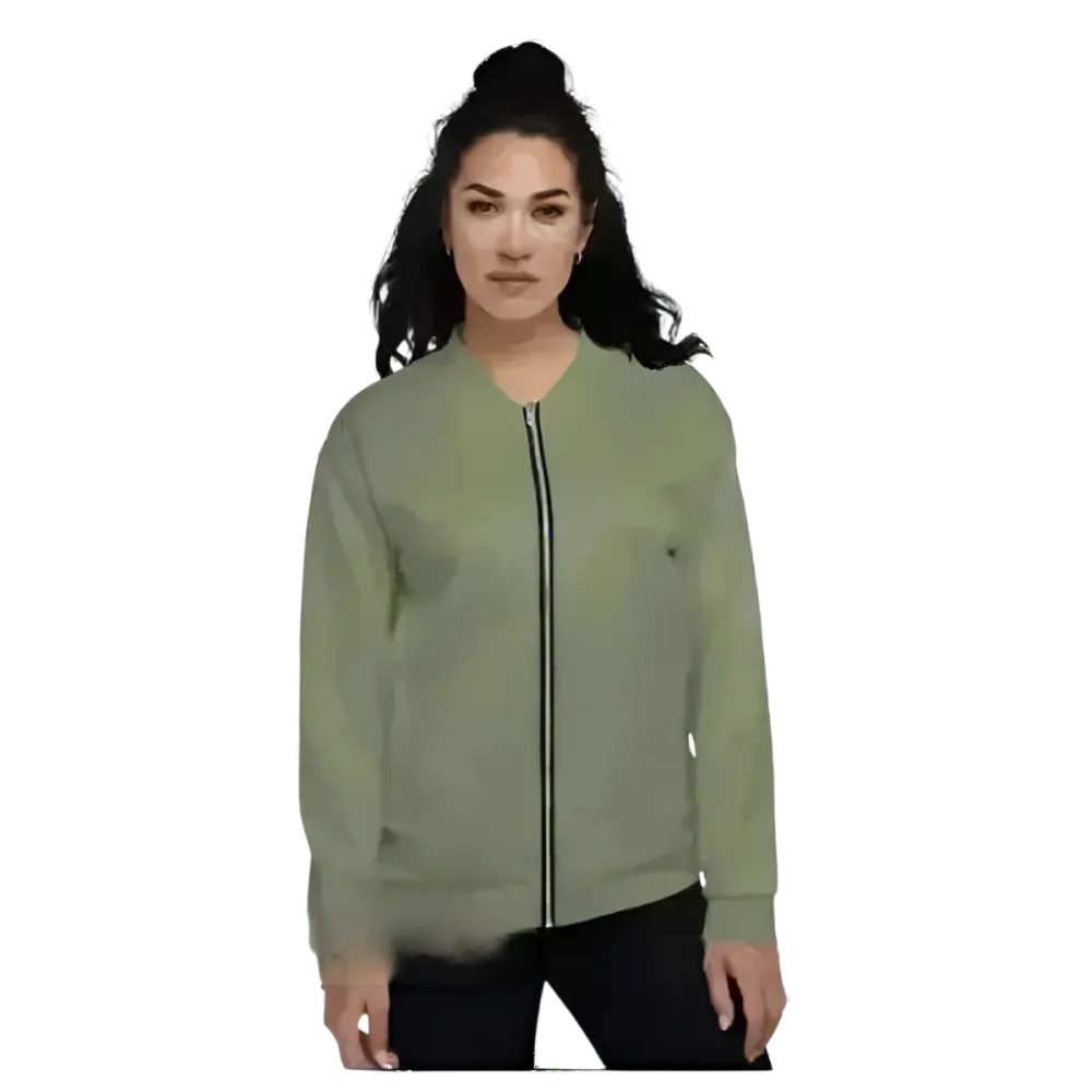 Unisex Bomberjacke aus Polyester mit YKK-Reißverschluss in XS-3XL, bequem und stylisch für Herren und Damen.