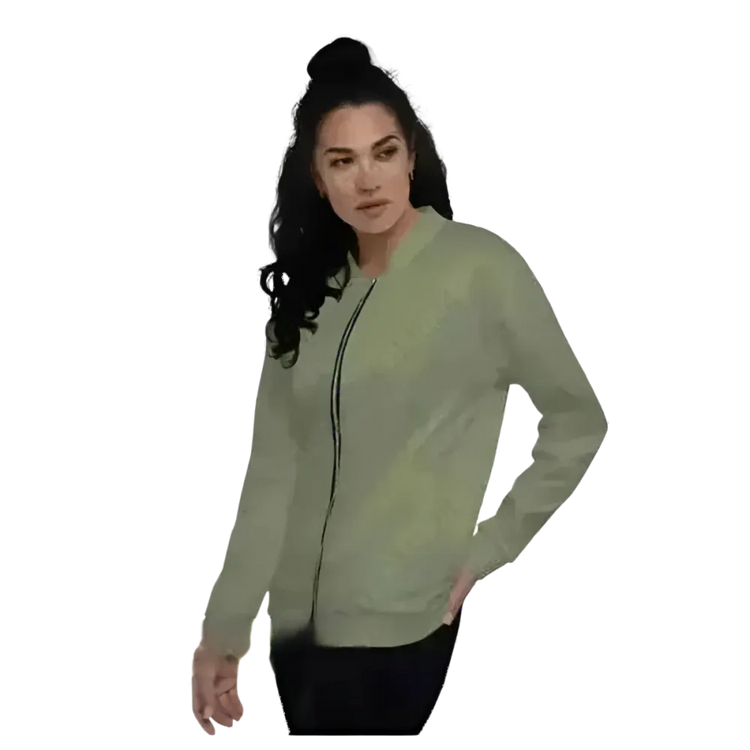 Unisex Bomberjacke aus Polyester mit YKK-Reißverschluss in XS-3XL, schwarze Jacke für Damen und Herren, BUYATHOME24
