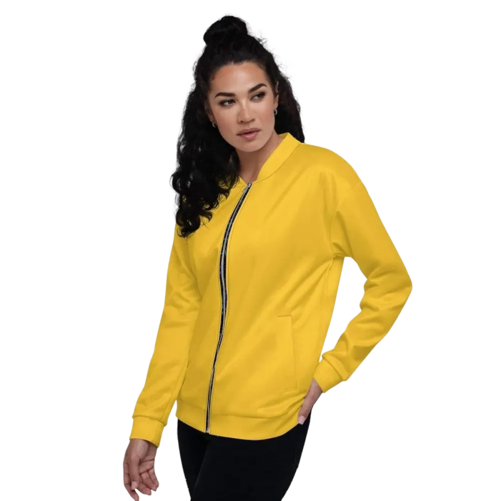 Unisex Bomberjacke aus Polyester, schnelltrocknend, in XS-3XL, Damen-Design, von BUYATHOME24, leichte und sportliche Jacke