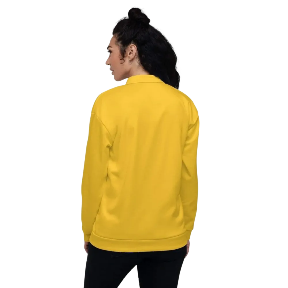 Unisex Bomberjacke aus Polyester, schnelltrocknend, Damen-Style, in XS bis 3XL, von BUYATHOME24, mit Reißverschluss und sportlichem Design.