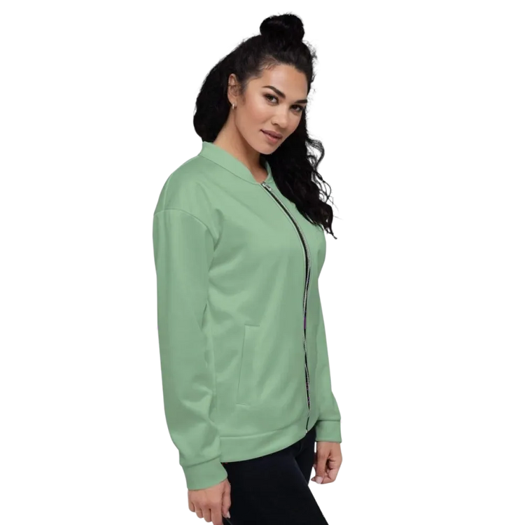Damen-Bomberjacke XS-3XL aus schnell trocknendem Material von BUYATHOME24, bequemer Blousonstil mit sportlichem Look