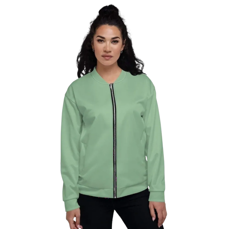 Unisex Bomberjacke von BUYATHOME24, schnelltrocknende Damen-Blousonjacke in XS bis 3XL, mit sportlichem Design.