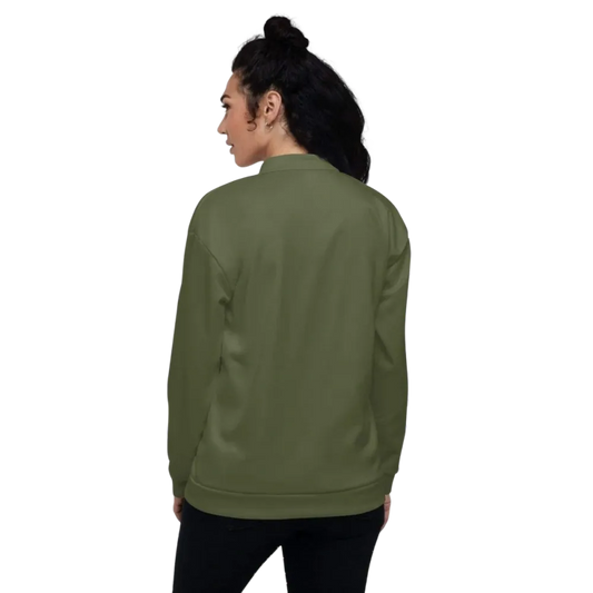 Unisex Bomberjacke aus schnelltrocknendem Material in XS-3XL, Damenmodell, schwarze Jacke mit Reißverschluss und elastischem Saum.