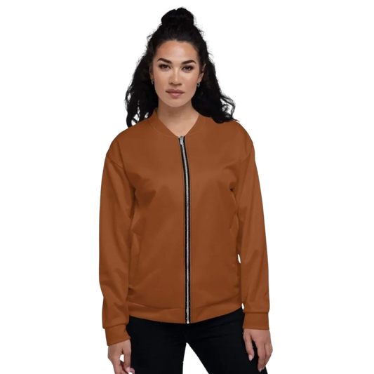 Unisex Bomberjacke in XS-3XL von BUYATHOME24 mit YKK-Reißverschluss, personalisierbar, Damenmodell, modischer Schnitt