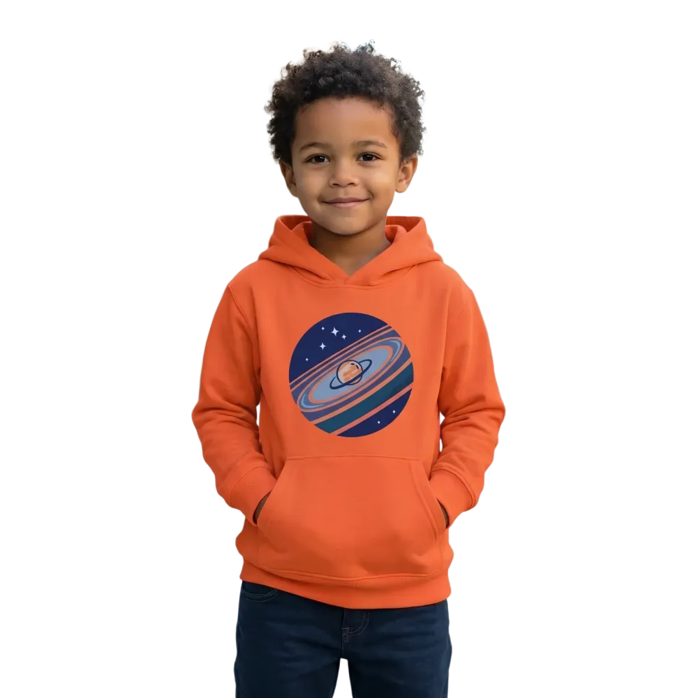 Unisex Grafik Kapuzenpullover für Kinder aus Baumwolle, Jungen und Mädchen, 4-12 Jahre, mit buntem Druck, von BUYATHOME24