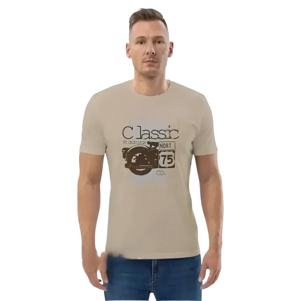 Unisex Grafik T-Shirt von BUYATHOME24, Desert Dust Design, 100% Baumwolle, in den Größen S bis 5XL, Herren T-Shirt mit Druck