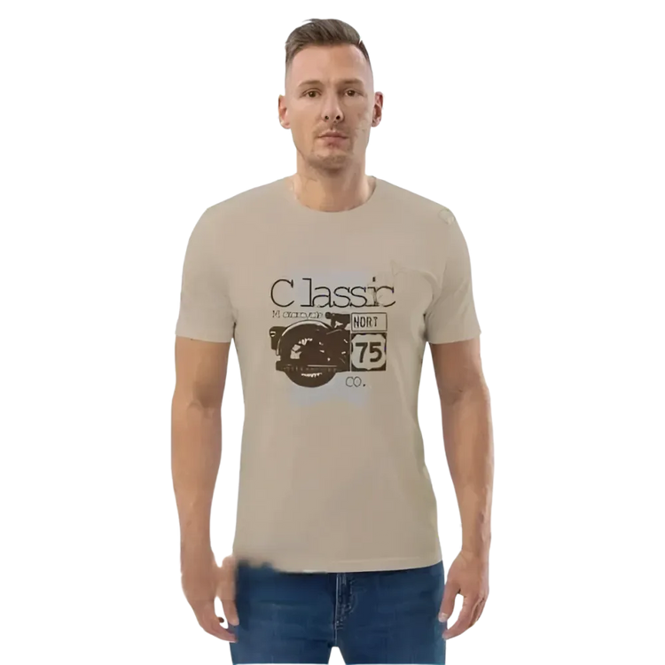Unisex Grafik T-Shirt von BUYATHOME24, Desert Dust Design, 100% Baumwolle, in den Größen S bis 5XL, Herren T-Shirt mit Druck