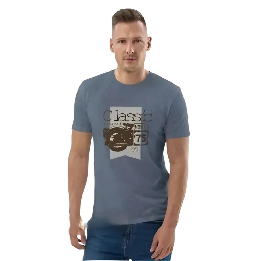 Unisex Grafik T-Shirt aus 100% Baumwolle in Größe S bis 5XL mit T-Shirt-Druck, von BUYATHOME24, auf weißem Hintergrund.