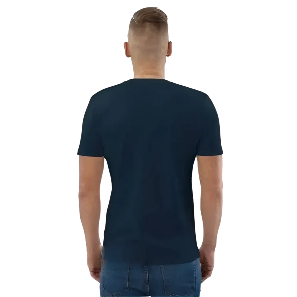 Grafik Unisex T-Shirt aus 100% Baumwolle von BUYATHOME24, Herrenmodell, in Größe S bis 5XL, mit auffälligem Druck.
