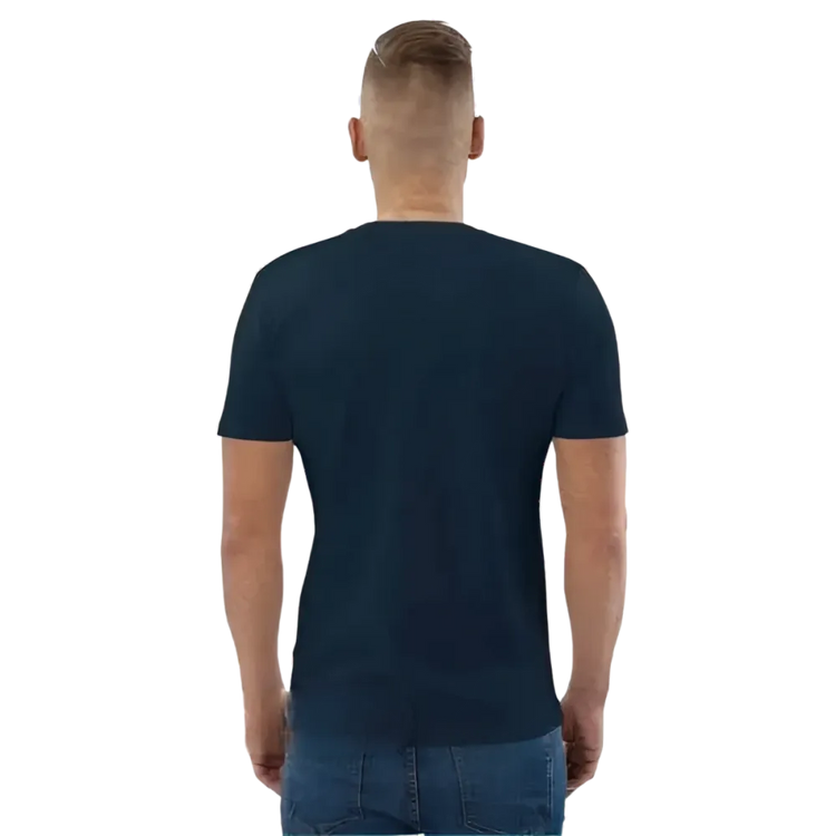 Grafik Unisex T-Shirt aus 100% Baumwolle von BUYATHOME24, Herrenmodell, in Größe S bis 5XL, mit auffälligem Druck.