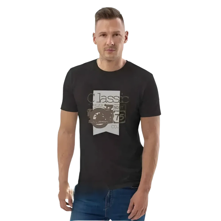Grafik Unisex T-Shirt aus Baumwolle in den Größen S bis 5XL, bequemes Herren-T-Shirt mit Druck von BUYATHOME24