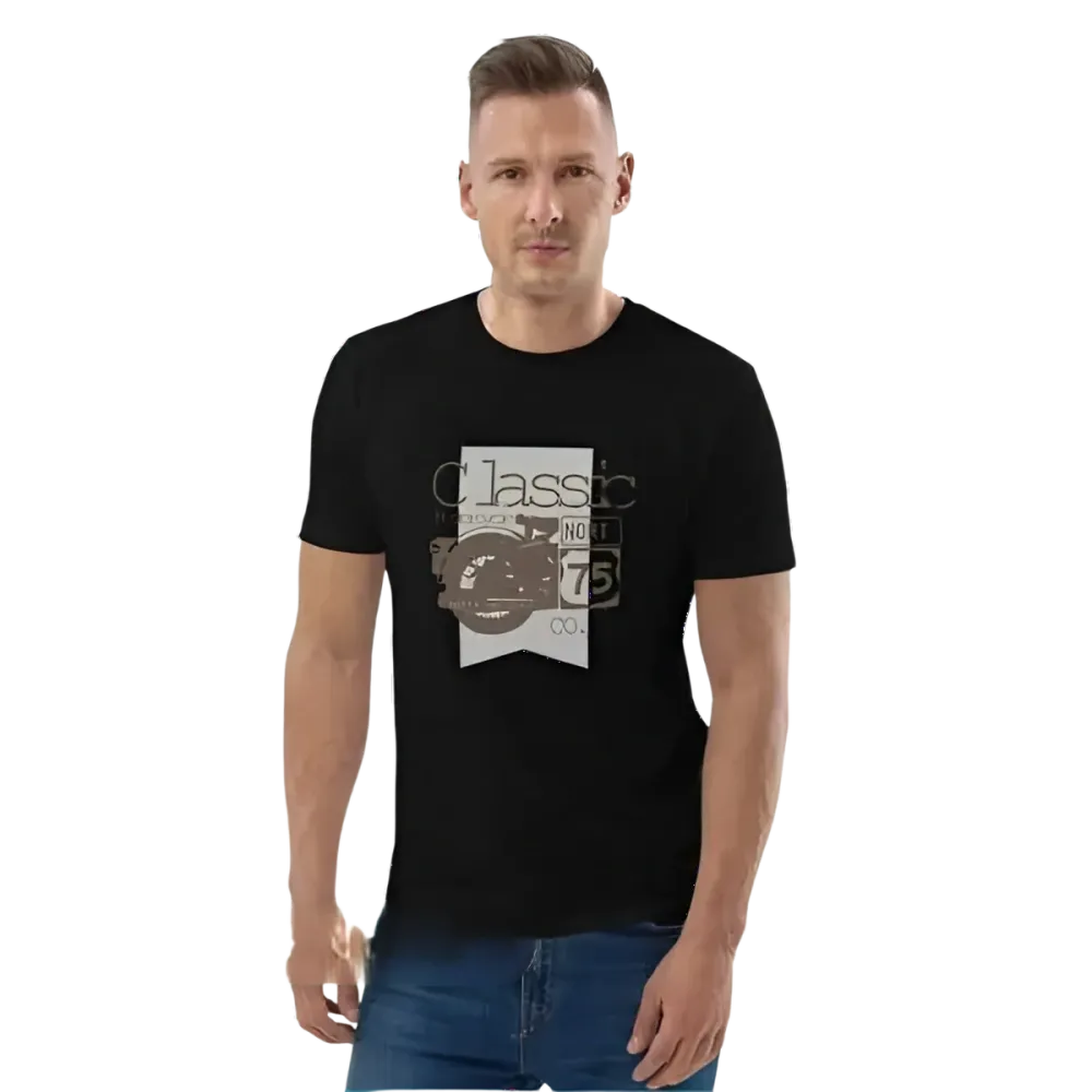 Grafik Unisex T-Shirt aus 100% Baumwolle in Größe S bis 5XL, mit auffälligem Druck, von BUYATHOME24.
