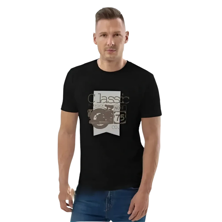 Grafik Unisex T-Shirt aus 100% Baumwolle in Größe S bis 5XL, mit auffälligem Druck, von BUYATHOME24.