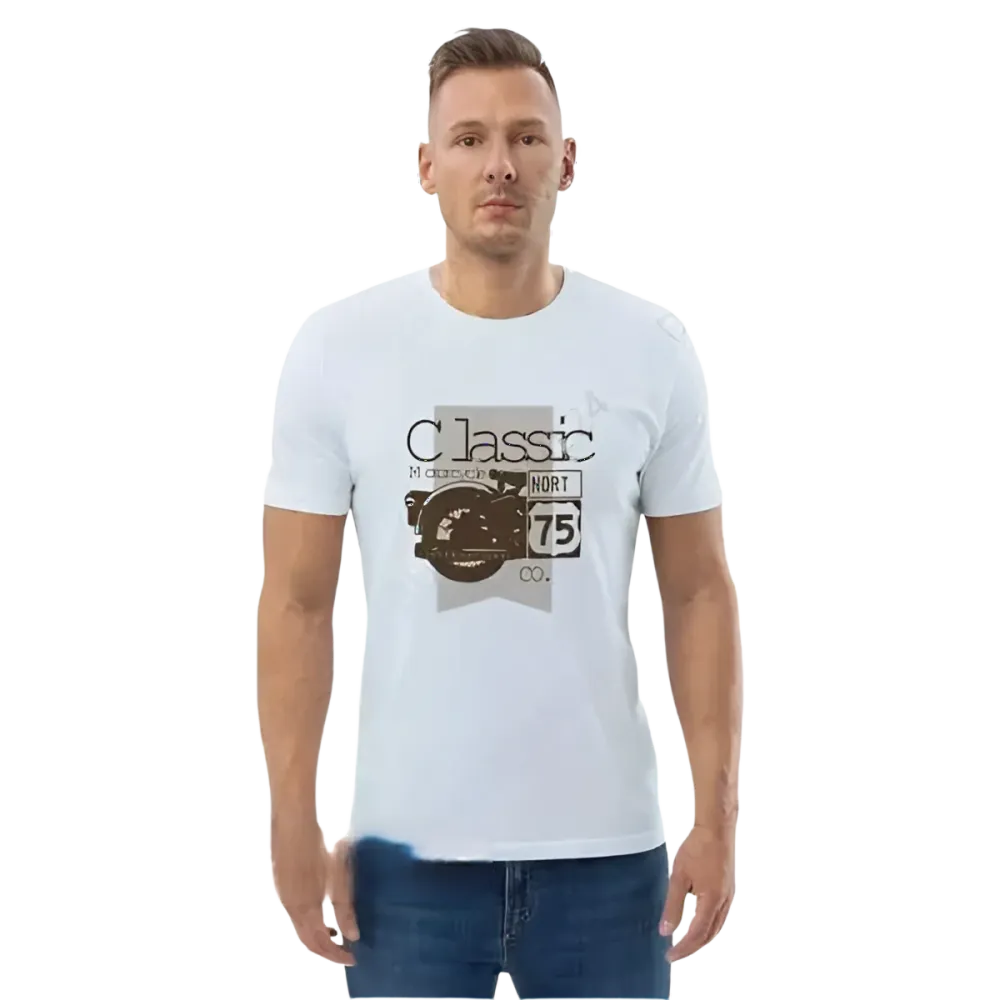 Unisex Grafik T-Shirt von BUYATHOME24, Serene Blue, aus 100% Baumwolle, in den Größen S bis 5XL, mit T-Shirt-Druck.