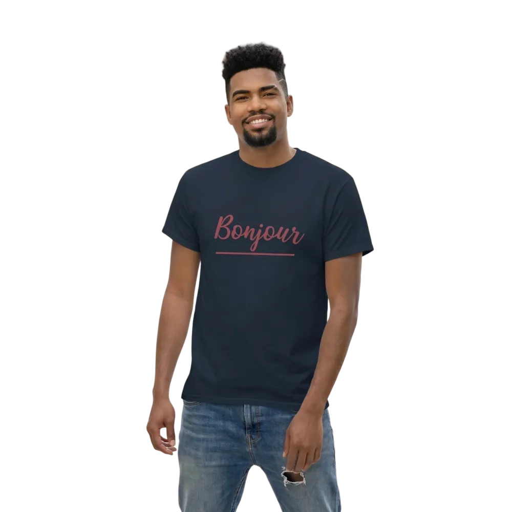 Unisex Grafik T-Shirt von BUYATHOME24 aus 100% Baumwolle, Rundhals, in S bis 5XL, mit auffälligem Druck.