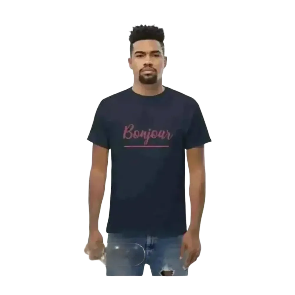 Unisex Grafik T-Shirt aus 100% Baumwolle in Navy, Rundhals, S-5XL, für Männer und Frauen, bequem und vielseitig.