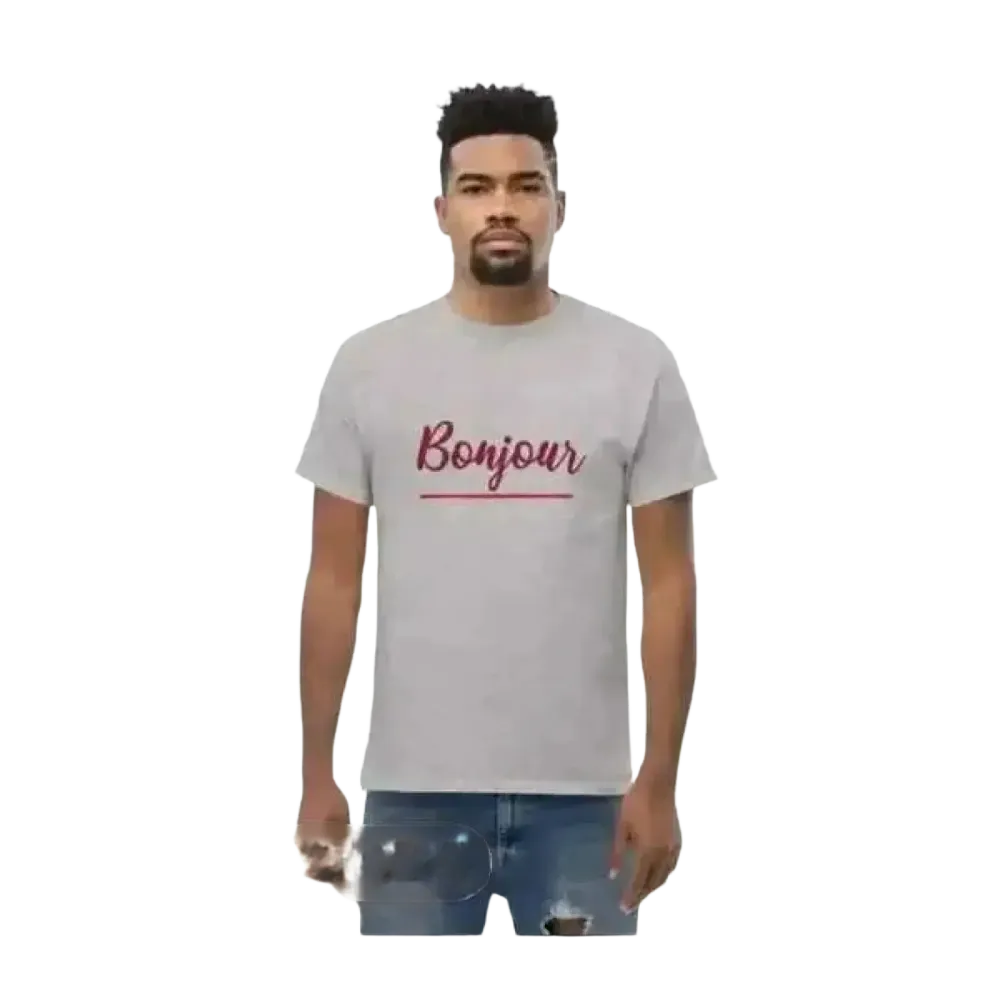 Unisex Grafik T-Shirt aus 100% Baumwolle in Grau, Rundhals, erhältlich in S bis 5XL für Herren, von BUYATHOME24