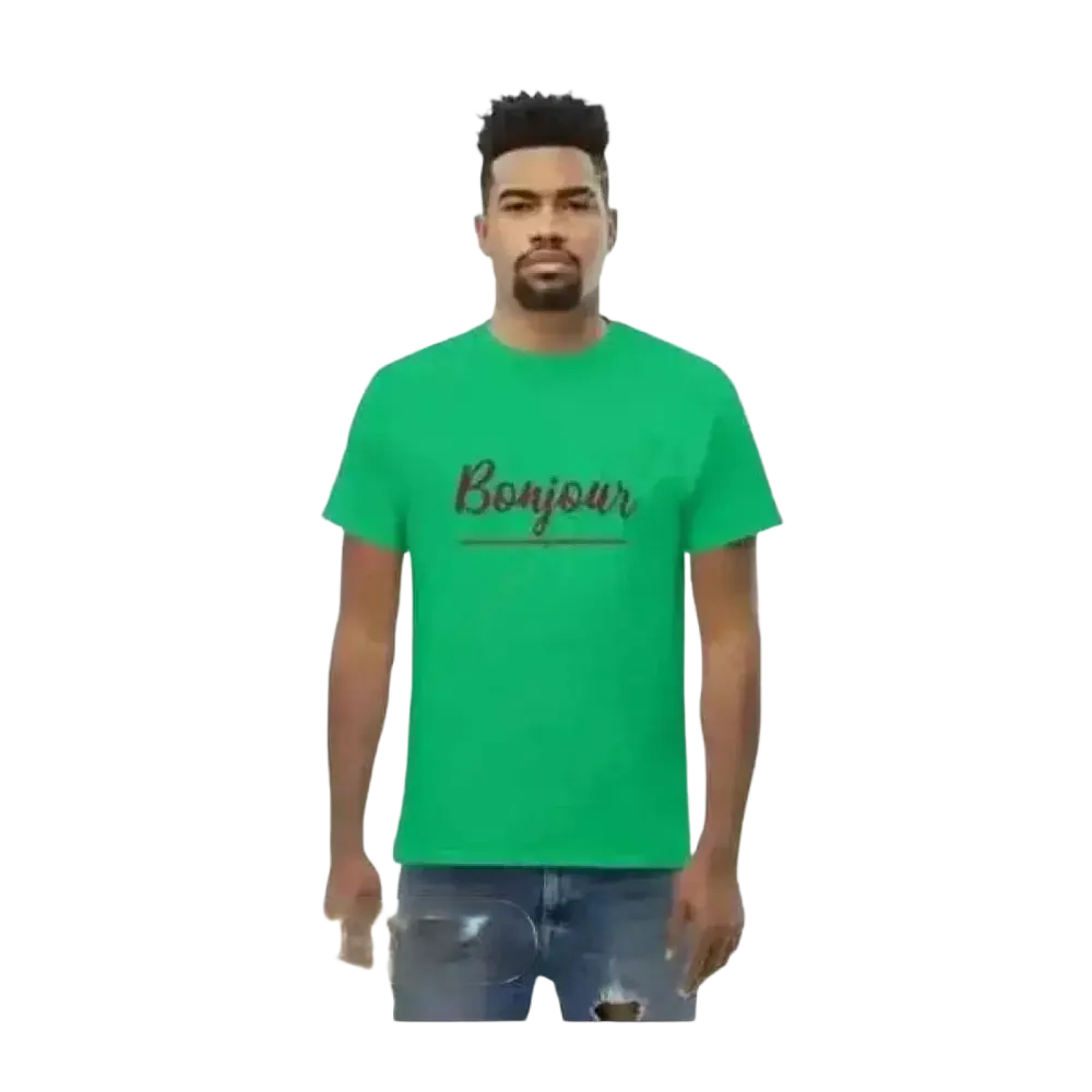 Unisex Grafik-T-Shirt aus 100% Baumwolle in Irisch-Grün, Rundhals, S-5XL, für Herren, mit auffälligem Design.