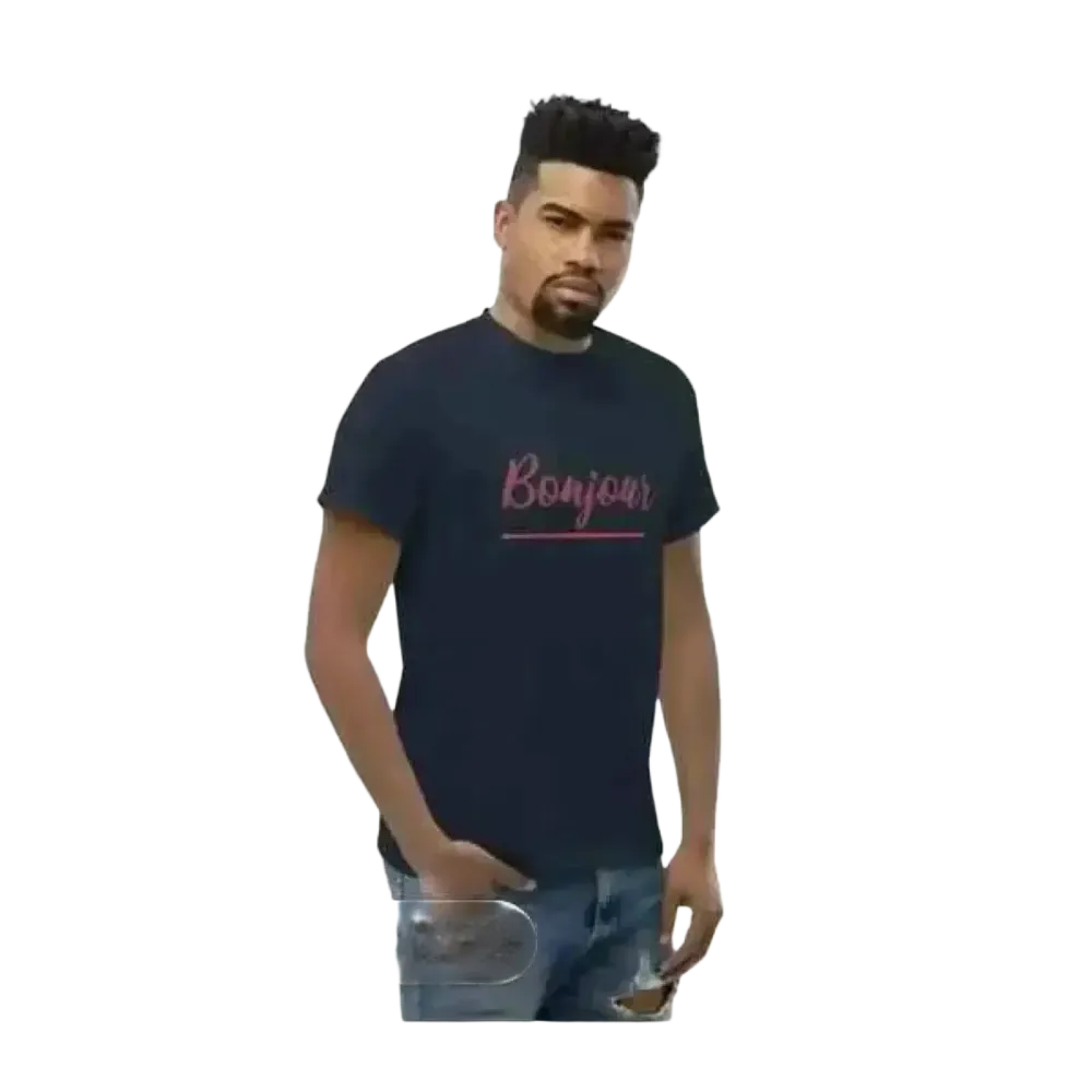 Unisex Grafik T-Shirt aus 100% Baumwolle, Rundhals, in S bis 5XL, weißes Herren-T-Shirt mit grafischem Design