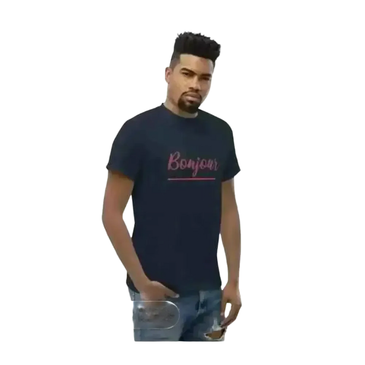Unisex Grafik T-Shirt aus 100% Baumwolle, Rundhals, in S bis 5XL, weißes Herren-T-Shirt mit grafischem Design