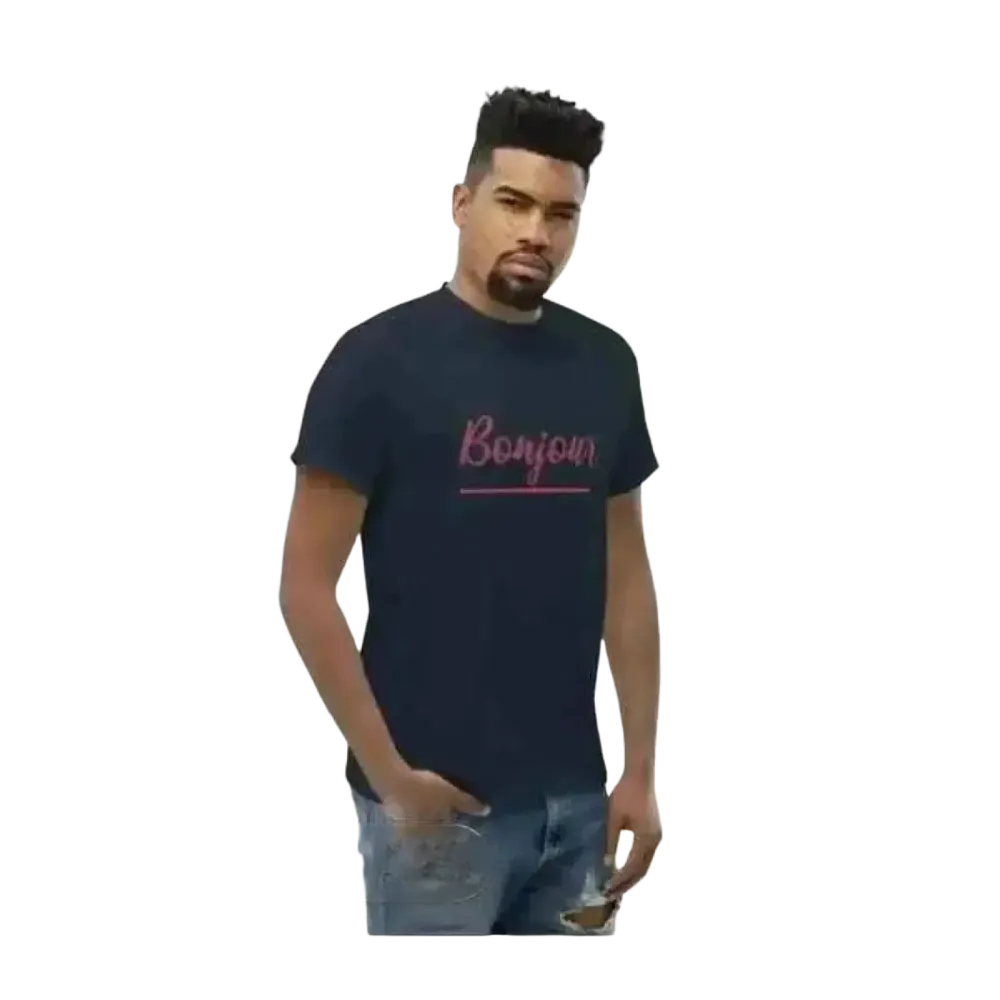 Unisex Grafik T-Shirt aus 100% Baumwolle in S bis 5XL, Herrenmodell mit Rundhals, bequem und vielseitig.