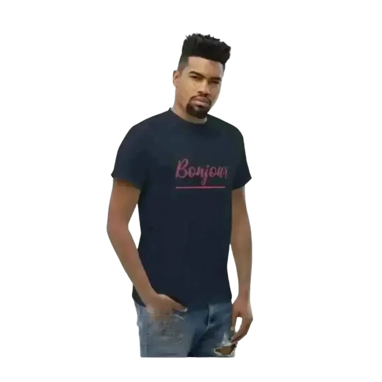 Unisex Grafik T-Shirt aus 100% Baumwolle in S bis 5XL, Herrenmodell mit Rundhals, bequem und vielseitig.