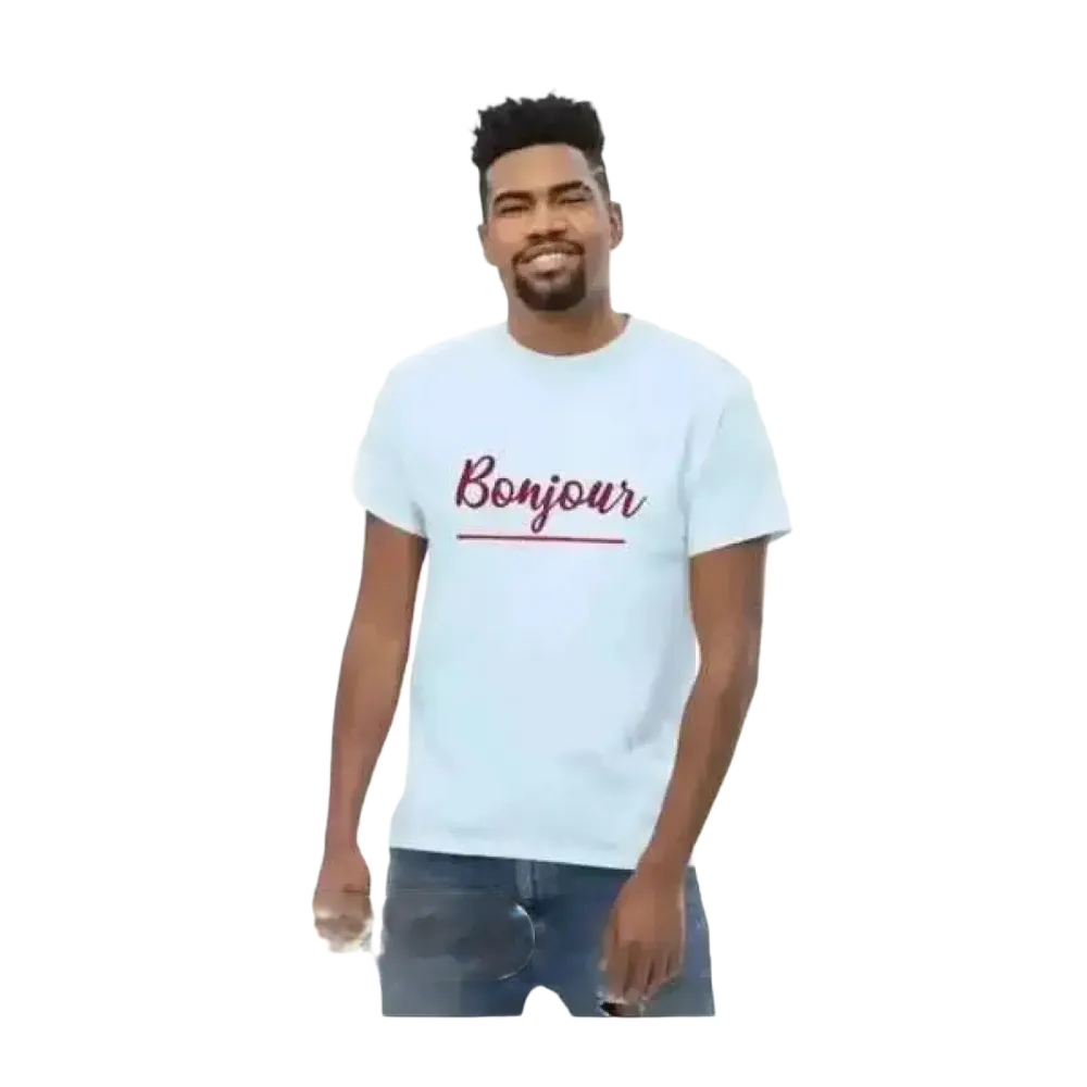 Grafik Unisex T-Shirt aus 100% Baumwolle in S bis 5XL, Herrenmodell, Rundhals, vielseitig tragbar, für jeden Anlass