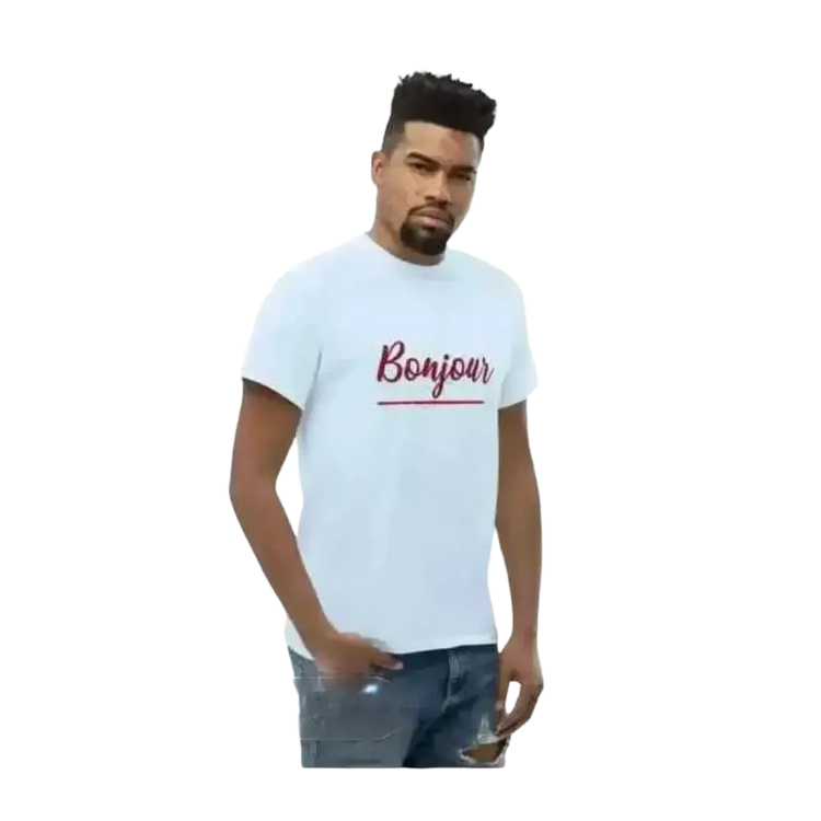 Unisex Grafik T-Shirt aus 100% Baumwolle, Rundhals, in S bis 5XL, für Männer, mit stilvollem Druck, bequem und vielseitig.