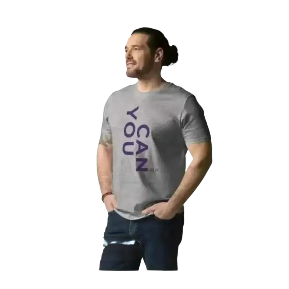 Unisex Grafik T-Shirt aus 100% Baumwolle in Heather-Design, Rundhals, erhältlich in S-2XL, bequemes Casual-Shirt von BUYATHOME24