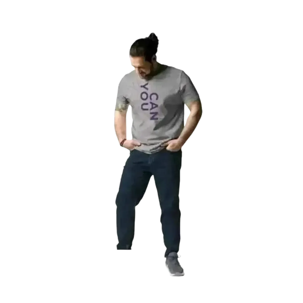 Unisex Grafik T-Shirt aus 100% Baumwolle in S-2XL, Rundhals, bequemes Herren-T-Shirt mit modernem Druck von BUYATHOME24