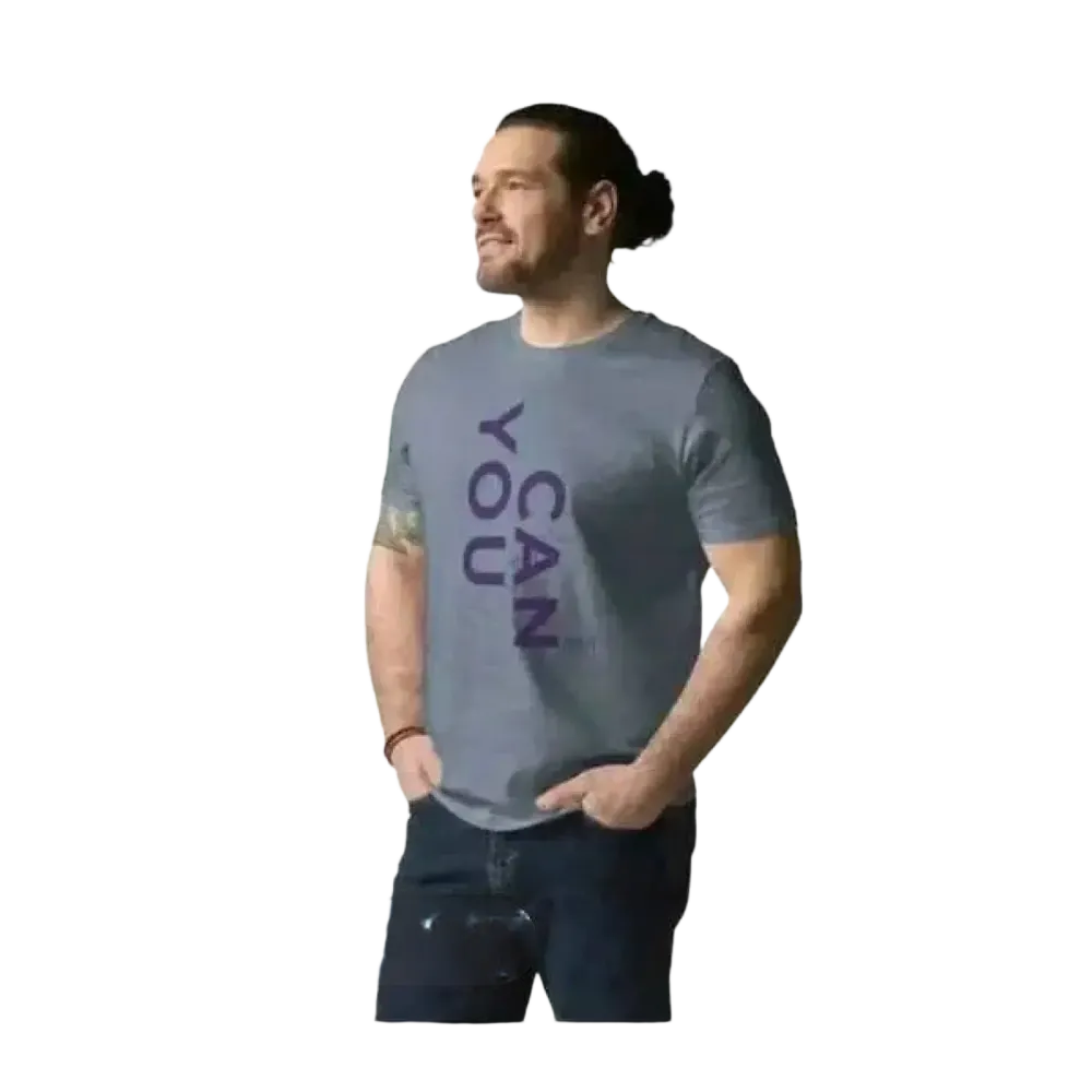Unisex Grafik T-Shirt aus 100% Baumwolle, dunkle Farbe, Rundhalsausschnitt, für Herren, in den Größen S bis 2XL.