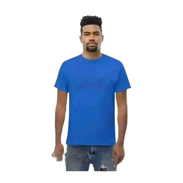 Unisex Baumwoll-Grafik T-Shirt in Royalblau, Rundhals, für Herren, erhältlich in S bis 5XL, ideal für jeden Anlass.