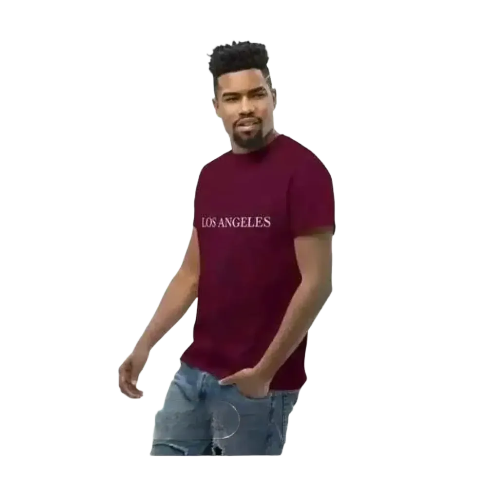 Unisex Grafik T-Shirt aus Baumwolle in S-5XL mit Rundhals, modernes Design, von BUYATHOME24, getragen von einem Mann.