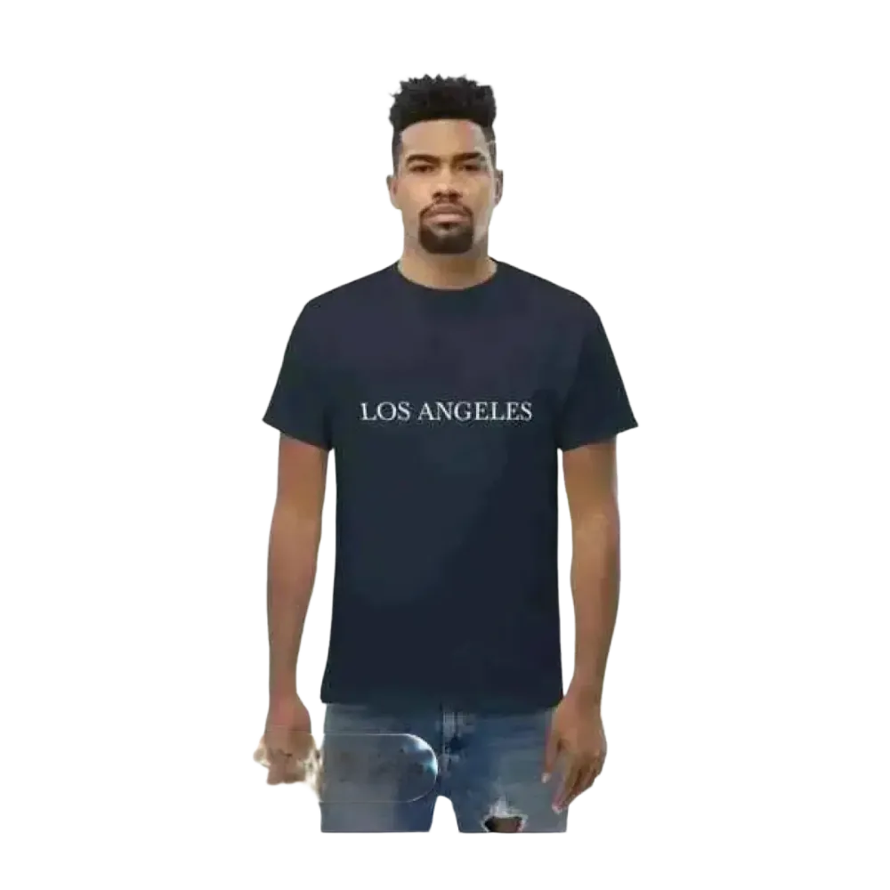 Unisex Grafik T-Shirt aus Baumwolle in Navy, Rundhals, für Damen und Herren, in den Größen S bis 5XL, mit grafischem Design.