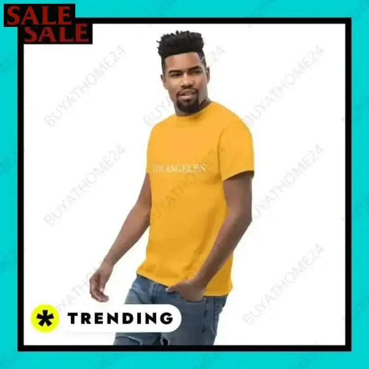 Unisex Baumwoll-Grafik-T-Shirt in S bis 5XL mit Rundhals, schwarzes Design, von BUYATHOME24, für Herren.