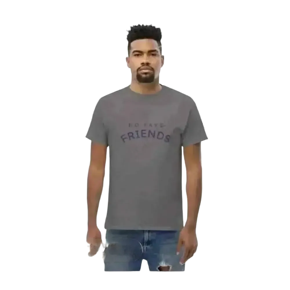 Unisex Grafik T-Shirt aus Baumwolle in Holzkohle, Rundhals, S-5XL, mit modernem Design und bequemer Passform.