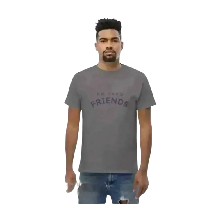 Unisex Grafik T-Shirt aus Baumwolle in Holzkohle, Rundhals, S-5XL, mit modernem Design und bequemer Passform.