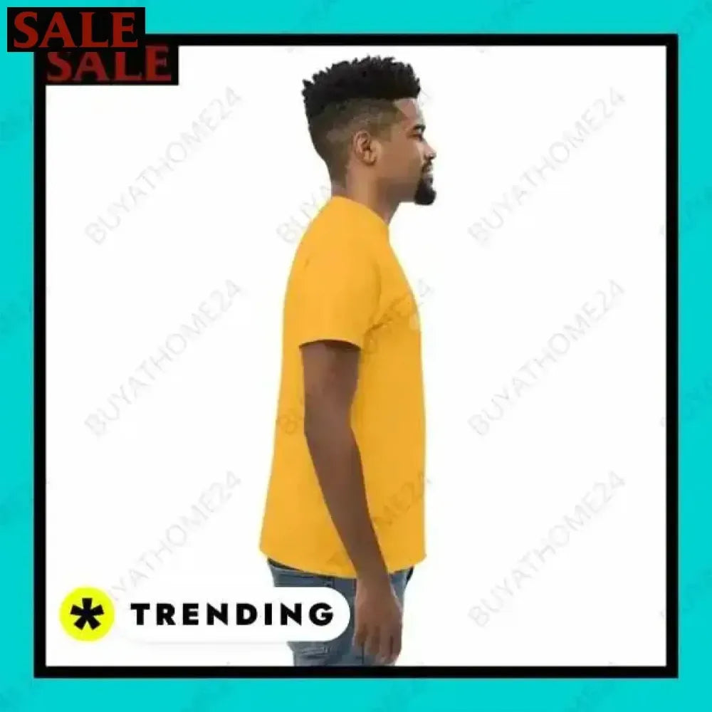 Unisex Baumwoll-Grafik-T-Shirt in S-5XL mit Rundhals, bequem und modisch, in verschiedenen Farben, von BUYATHOME24