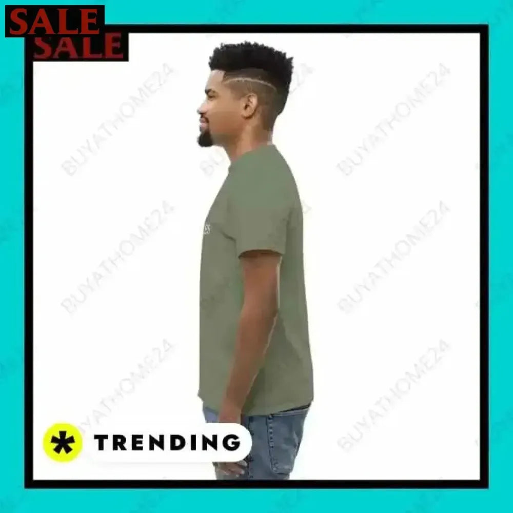 Unisex Baumwoll-Grafik-T-Shirt von BUYATHOME24, Rundhals, in S bis 5XL, Herrenmodell mit kreativem Druck, bequem und stylisch.