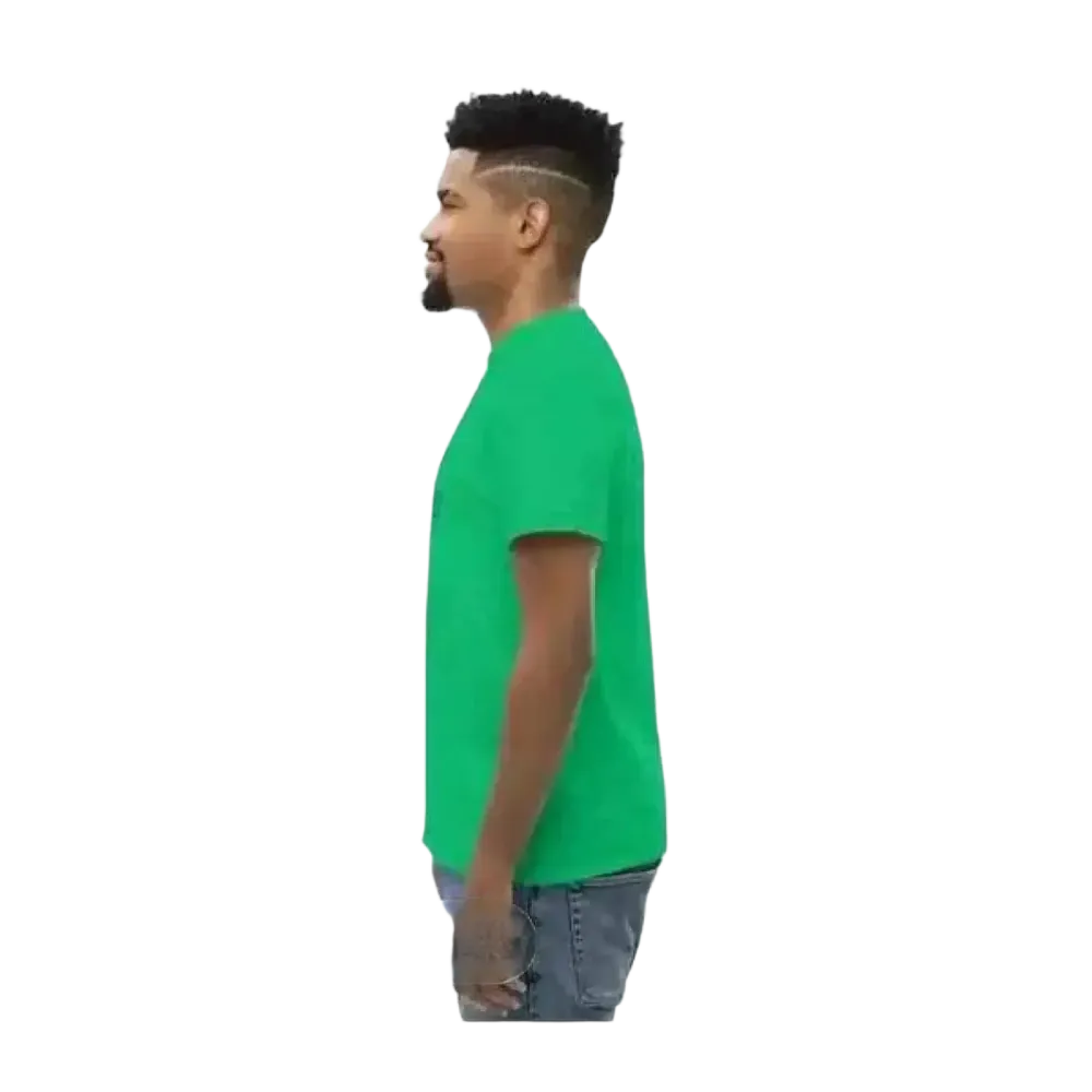 Graues Unisex Grafik T-Shirt aus Baumwolle in S-5XL, mit Rundhals, bequemes T-Shirt für Männer und Frauen.