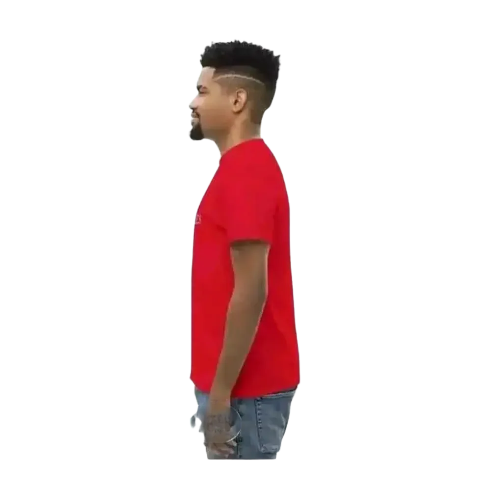 Grafik Unisex T-Shirt aus Baumwolle in S-5XL, Rundhals, bequemes Herren-Shirt mit modernem Design von BUYATHOME24