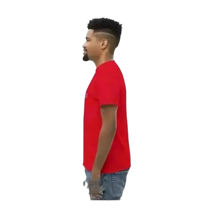 Grafik Unisex T-Shirt aus Baumwolle in S-5XL, Rundhals, bequemes Herren-Shirt mit modernem Design von BUYATHOME24