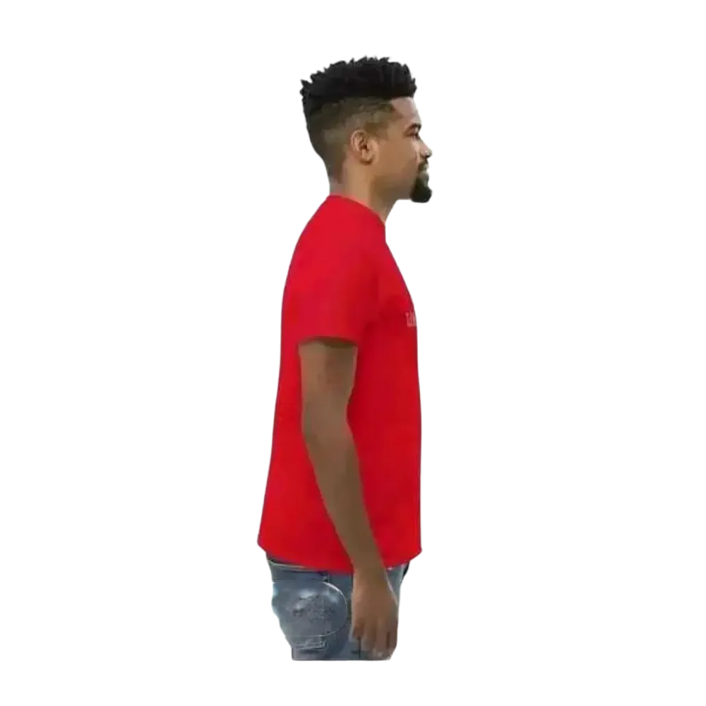 Unisex Grafik T-Shirt aus Baumwolle mit Rundhalsausschnitt in S bis 5XL, bequemer Schnitt, schlichtes Design.