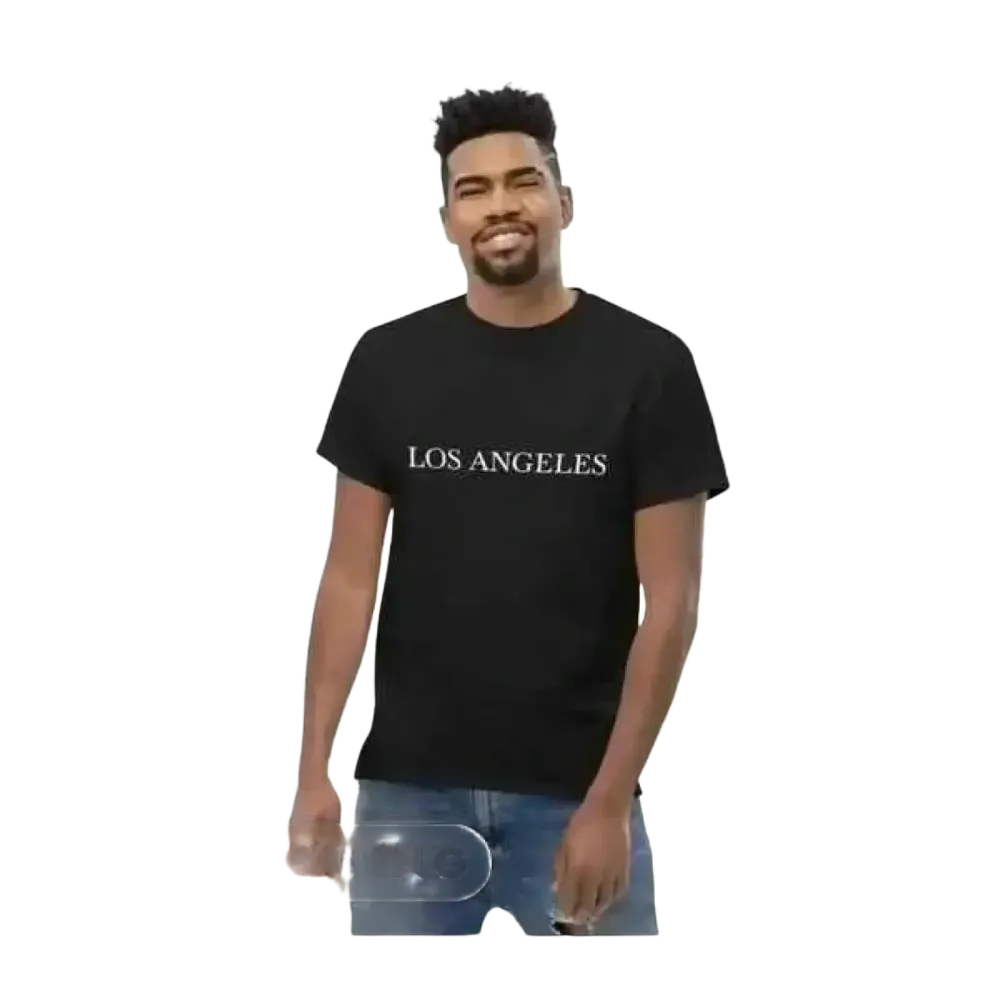 Unisex Grafik T-Shirt aus Baumwolle in S bis 5XL, Rundhals, mit grafischem Design in Schwarz und Weiß.