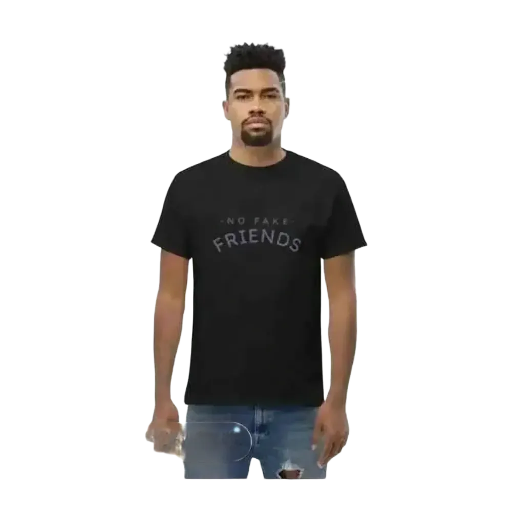 Unisex Grafik T-Shirt aus Baumwolle in Schwarz, Rundhals, erhältlich in Größen S bis 5XL, mit auffälligem Druck.