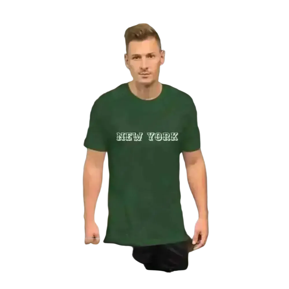 Unisex Baumwoll-Grafik-T-Shirt in Größe XS bis 5XL, Rundhals, mit Wald-Design, bequemes Casual-Shirt von BUYATHOME24