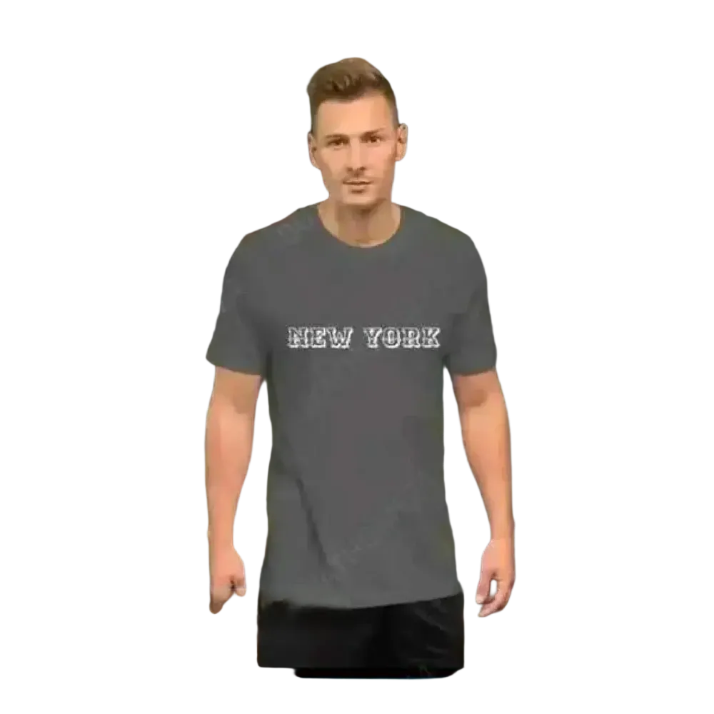 Unisex Baumwoll-Grafik-T-Shirt in Asphalt, Rundhals, XS bis 5XL, mit modernem Design, für Herren, von BUYATHOME24.