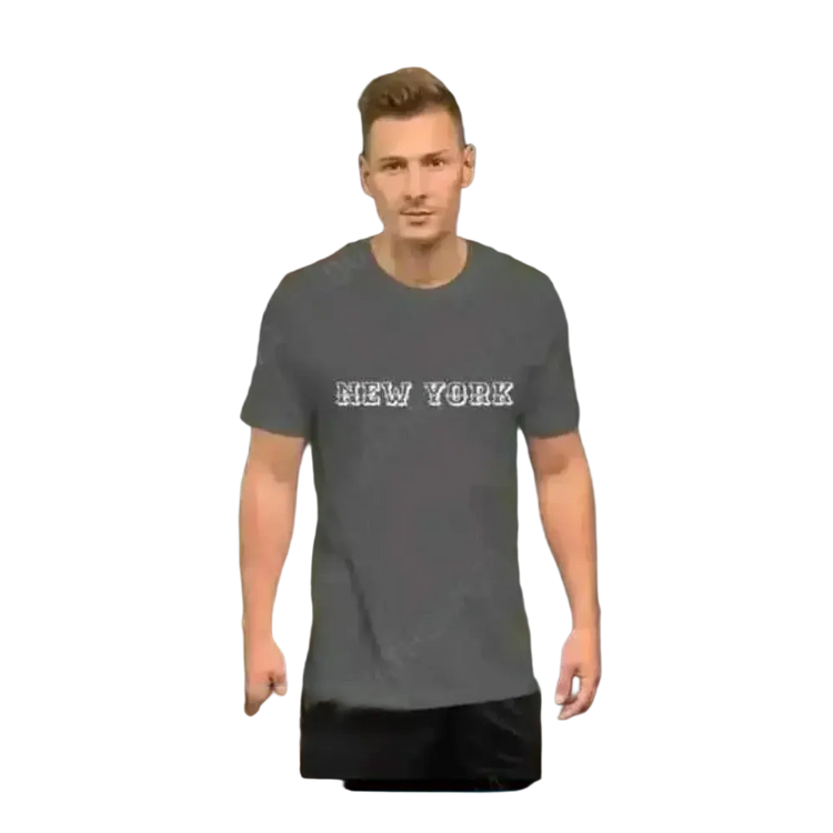 Unisex Baumwoll-Grafik-T-Shirt in Asphalt, Rundhals, XS bis 5XL, mit modernem Design, für Herren, von BUYATHOME24.